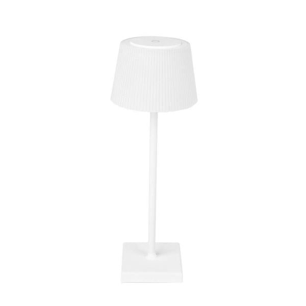 ENER-J Rechargeable Wireless LED Desk Lamp, 4W Dimmable Bedside Table Lamp, CCT Changing, Reading & Study Light, White