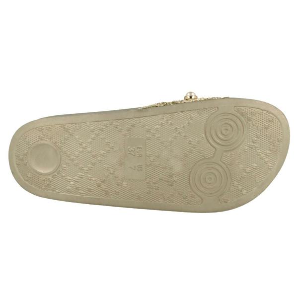 Spot On Ladies Spot On Beaded Slider Mules