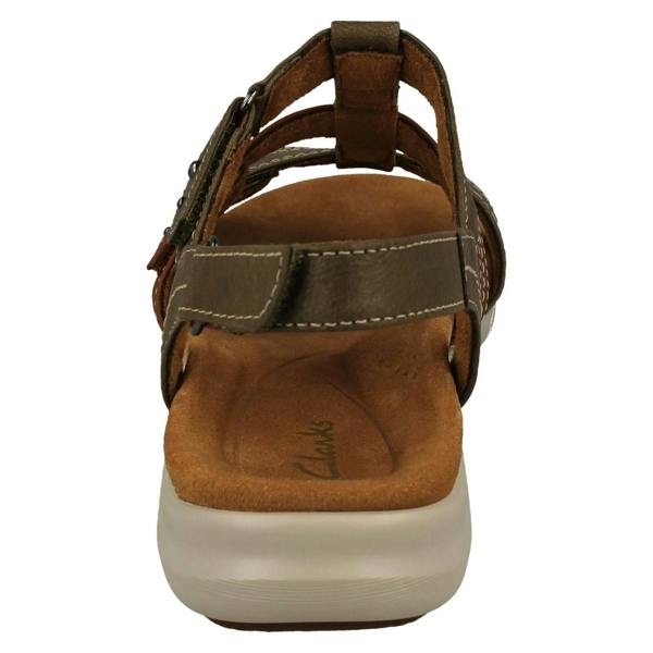 Clarks Ladies Clarks Contour Cushion Strappy Sandals Kitly Step