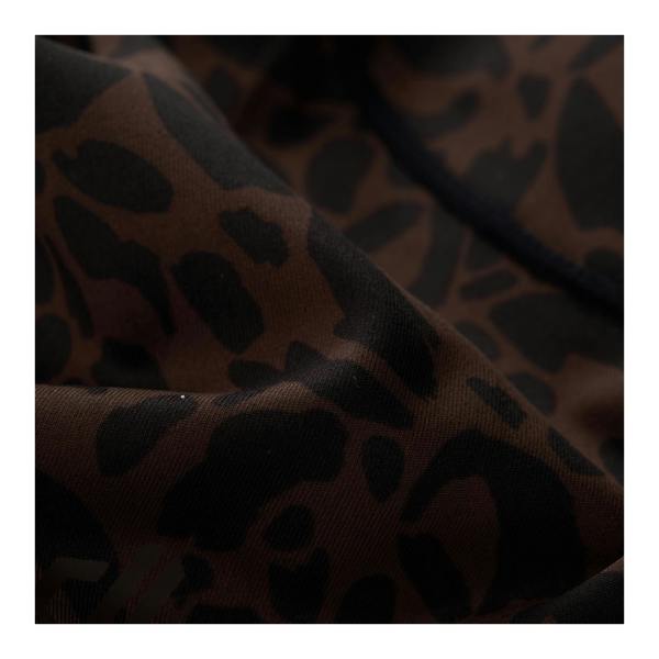 Dare 2B Womens/Ladies Influential Leopard Print Sports Bra - Hot Fudge - 