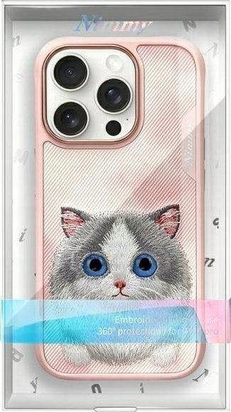 Nimmy Friends Big Eyed Pet 2.0 Cat Case for iPhone 16 Pro Max 6.9" Pink - N-XDY-iP16-Pro-Max-07