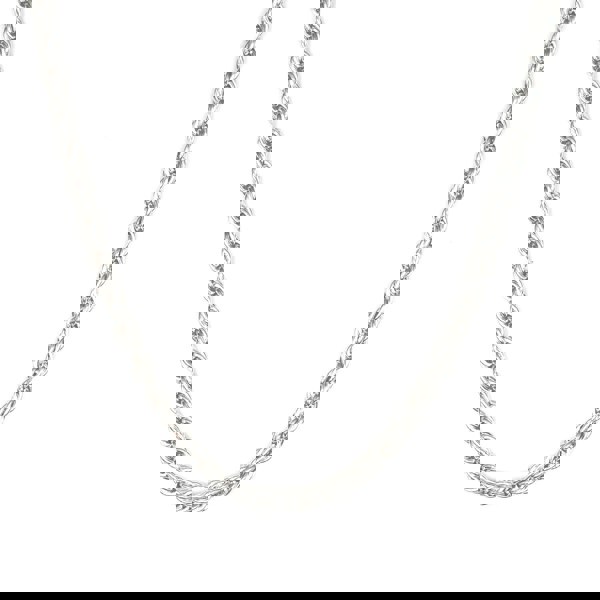 Say It With Rope Necklace - Silver Plated