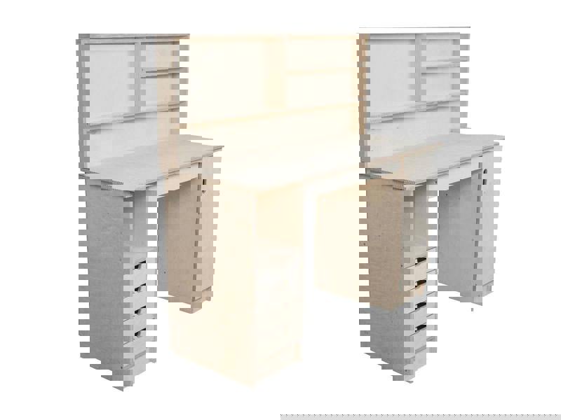 wooden cabinet workbench