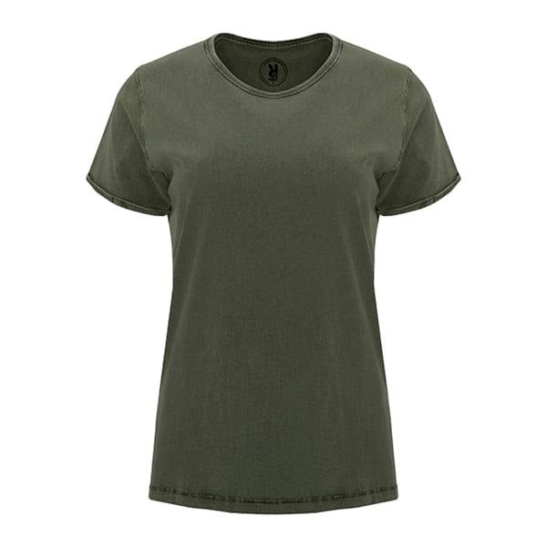 Roly Womens/Ladies Husky T-Shirt - Dark Green Brown - 