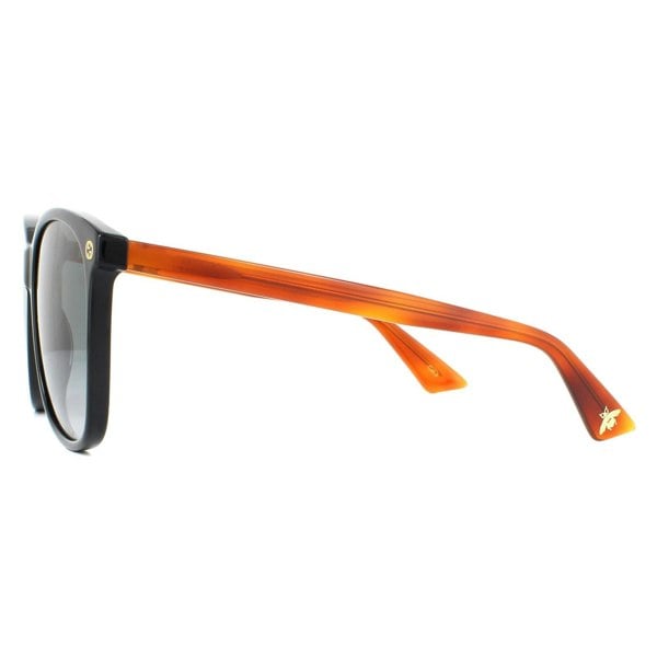 Gucci Sunglasses GG0024S 003 Black Brown Grey Gradient