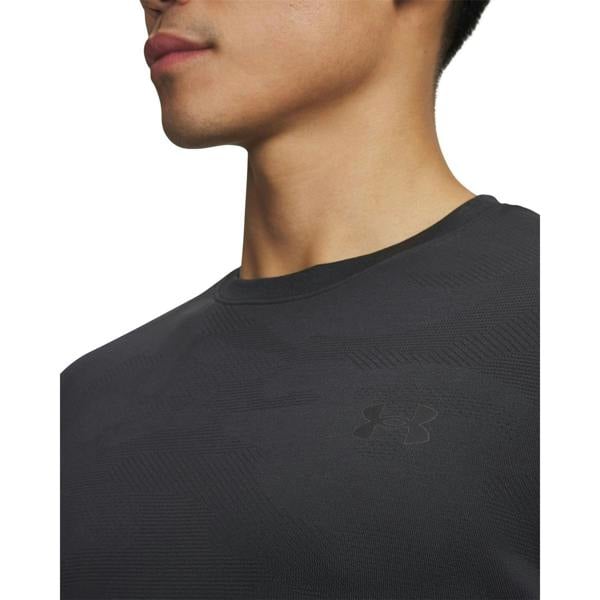 Under Armour Mens Vanish Elite Camo Seamless T-Shirt - Black - 