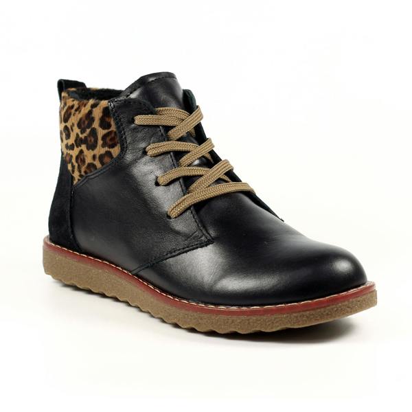 Lunar Womens/Ladies Portman Leather Boots - Black - 