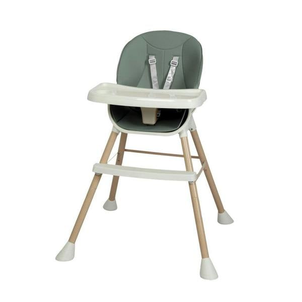 Dekko 6-In-1 Baby High Chair Kids Feeding Eating Seat Removable Adjustable Tray