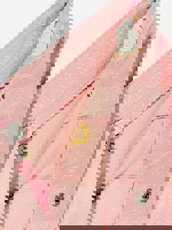 Stella McCartney Kids Stella McCartney Girls Embroidered Flower Shorts in Pink