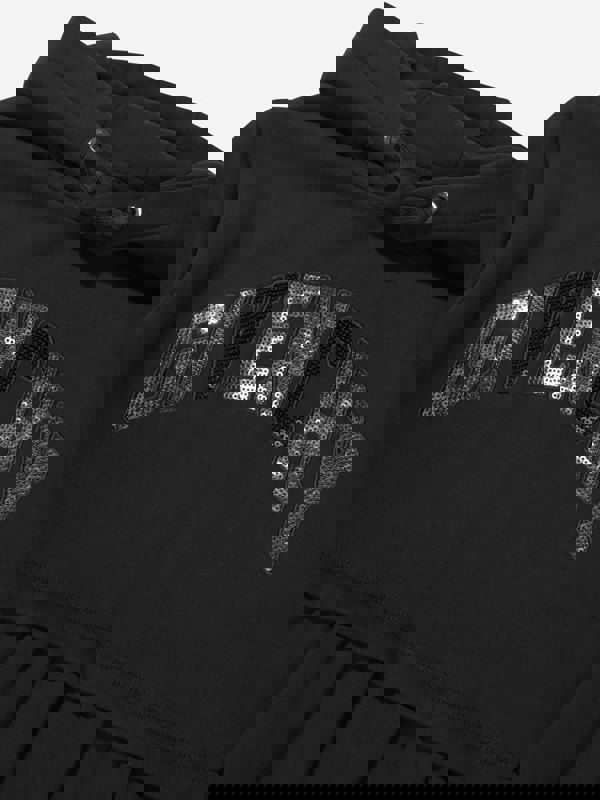 Givenchy Girls Hooded Logo Dress in Black