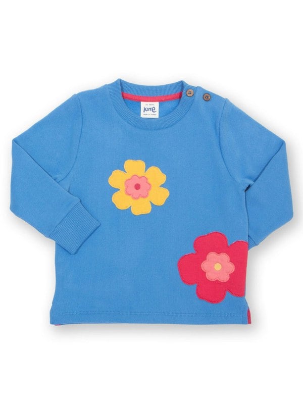 Kite Girls Organic Flower Power Sweatshirt