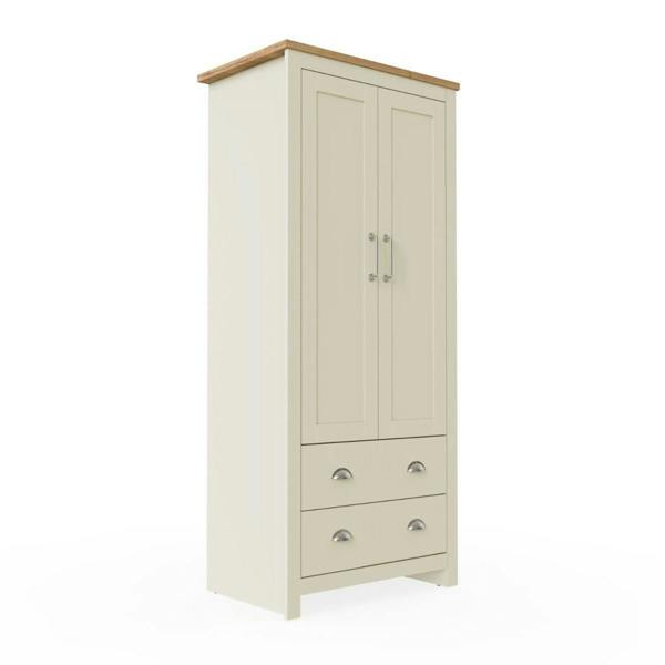 Timber Art Design Lisbon  2 Door 2 Drawer Wardrobe