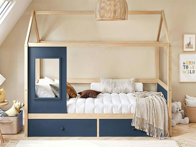 Flair Ted Play House Wooden Bed with Storage