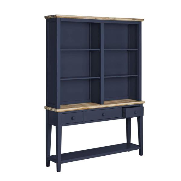 Statement Furniture Florence Console Table and Hutch, Display Cabinet with Shelves