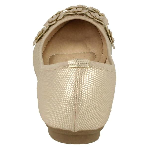 Spot On Ladies Spot On Casual Flat Ballerina Shoes