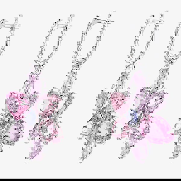 Swarovski Gema Flower Dropper Hoop Earrings 5658397