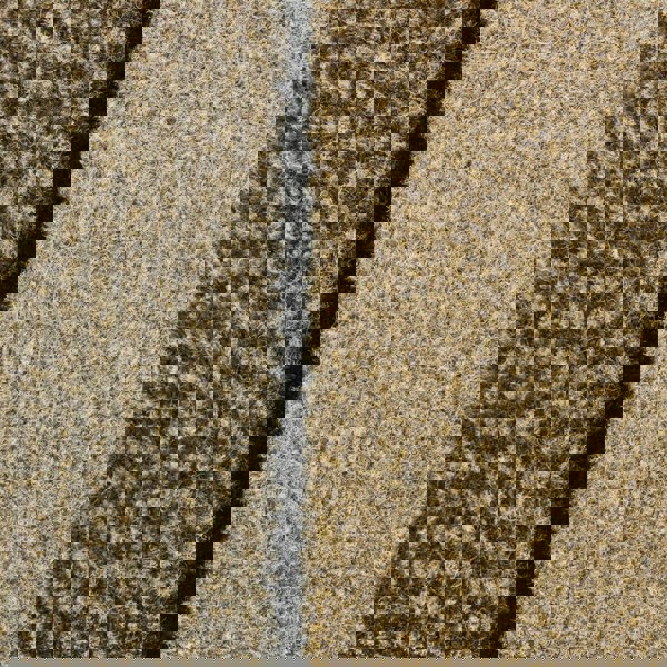 JVL Miracle Machine Washable with Stripes Barrier Mat, 40x60cm, Beige