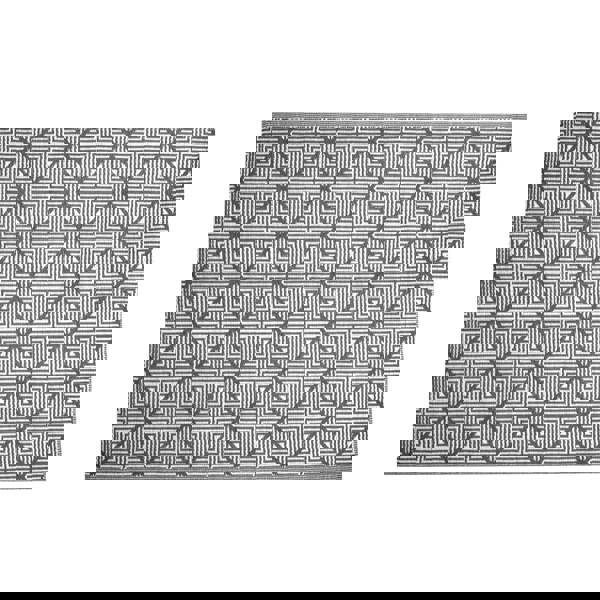 Samuel Alexander 1.5m x 2.1m Alexandria Large Outdoor Alfresco Patio Rug Mat in Grey