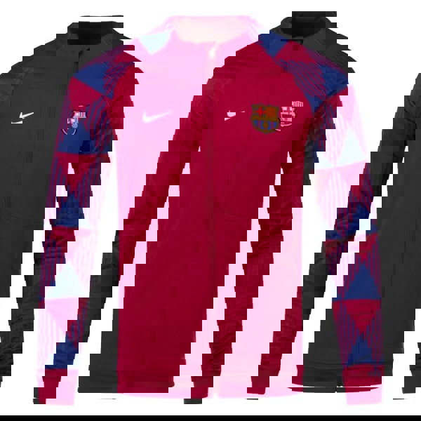 NIKE FB3043 620 RED/NAVY BARCELONA ZIP TOP MENS S