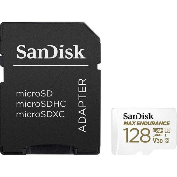 SanDisk Max Endurance MicroSD Card 100MBs with Adapter 128GB