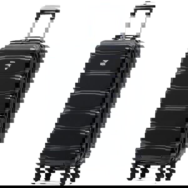 Flight Knight 55x35x20cm Cabin Carry Bag Hard Shell Suitcase 100+ Airline Approved