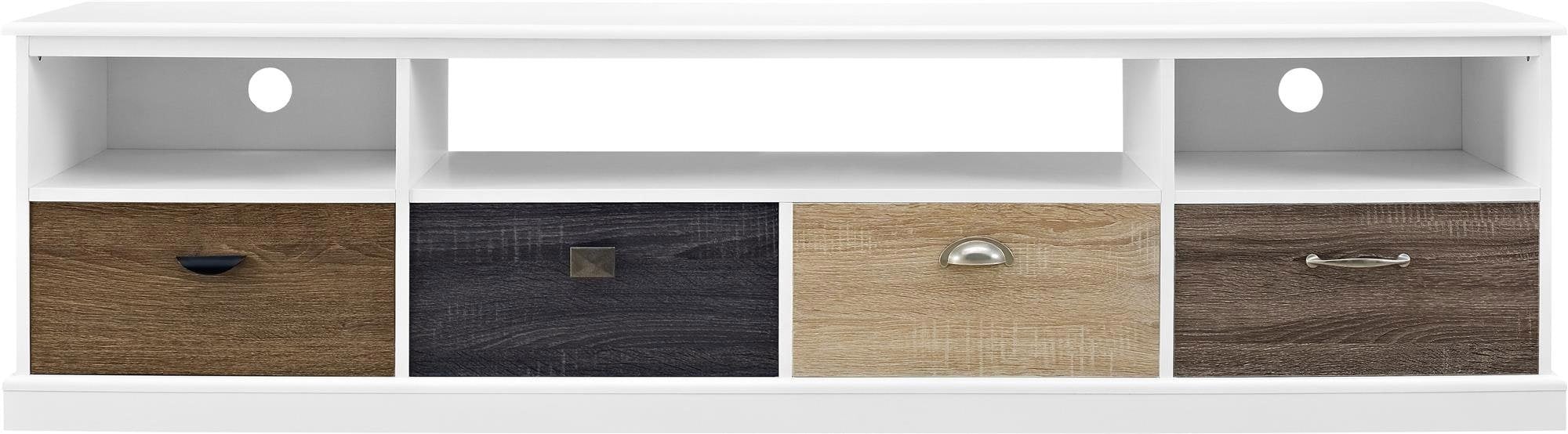 Dorel Home Mercer tv console in multicolour with drawers 1773096PCOMUK