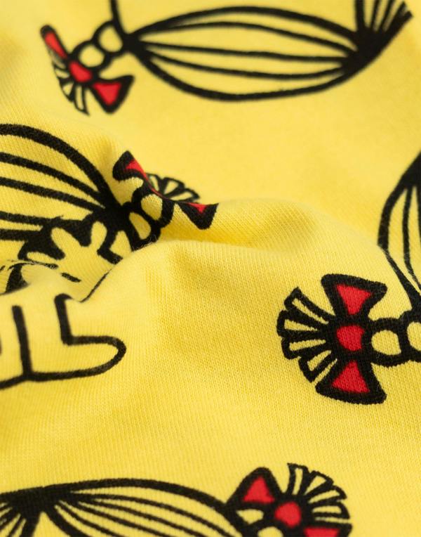Vanilla Underground Mr. Men & Little Miss Girls Yellow Sunshine Long Sleeve Long Leg Pyjama Set