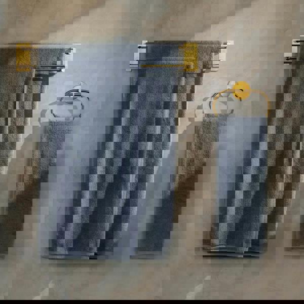 Soak&Sleep Storm Blue Supima Cotton Bath Towel