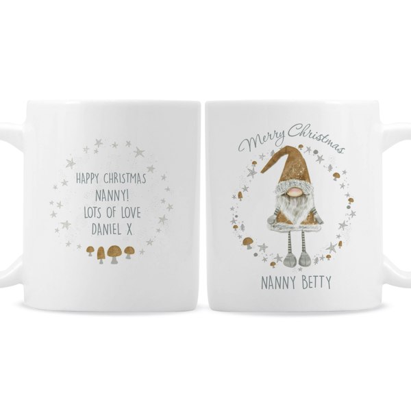 Personalised Memento Company Personalised Christmas Gonk Mug