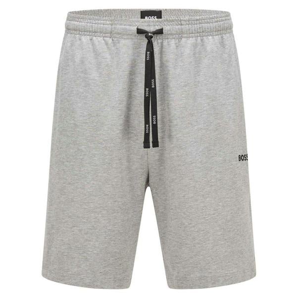Boss Mens Regular Jersey Shorts - Medium Grey - 