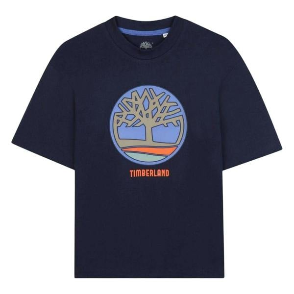 Timberland Unisex Adult T-Shirt - Navy - 