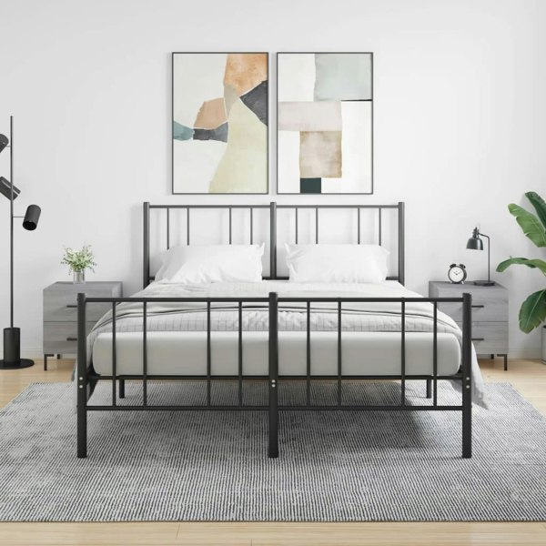 Berkfield Bedside Cabinets 2 pcs Grey Sonoma 40x35x47.5 cm Engineered Wood