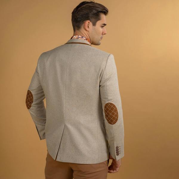 SIGNATURE EQUESTRIAN JACKET WITH SANTORINI LINING - Premium Men's Patterned Shirt by Claudio Lugli | Bold Design, Tailored Fit, Best Printed Shirts