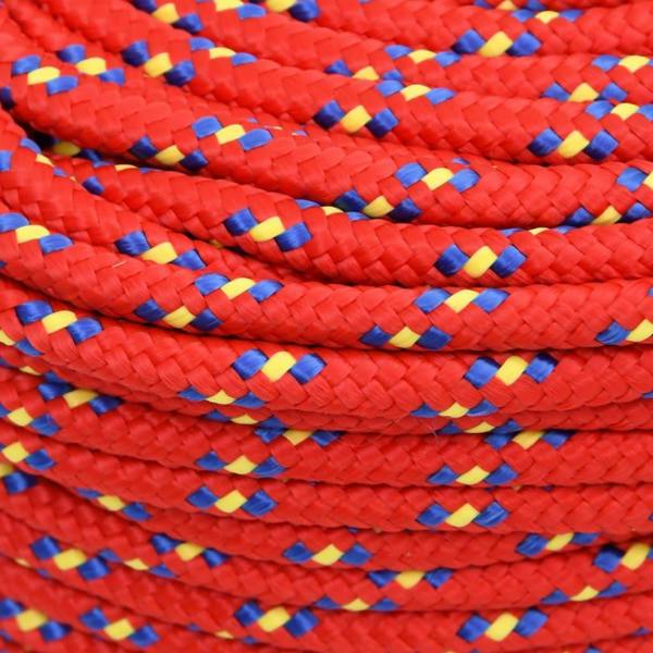 Berkfield Boat Rope Red 10 mm 100 m Polypropylene