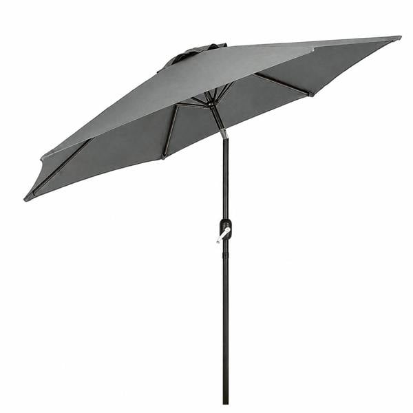 Groundlevel 2m Tilt and Crank Lightweight Parasol