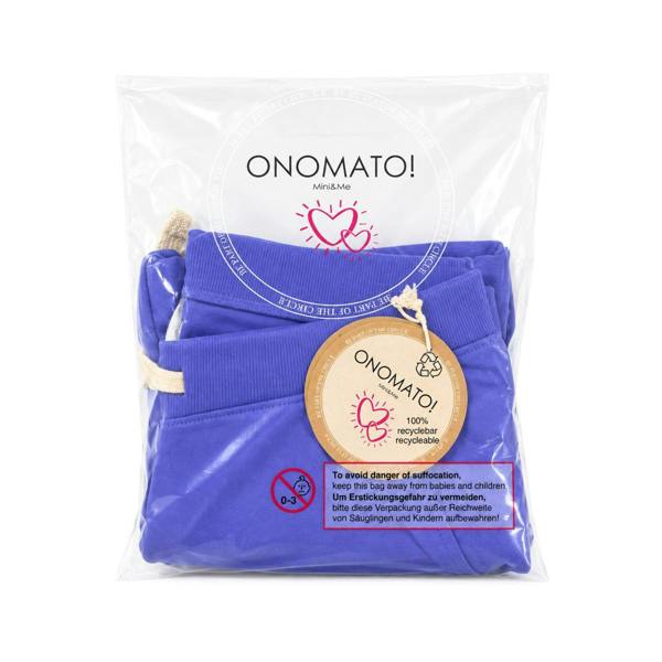 Onomato! Women's Cotton Sweatpants with Pockets Size M Very Peri