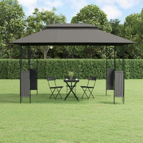 Berkfield Gazebo with Roof Anthracite 400x300x270 cm Steel