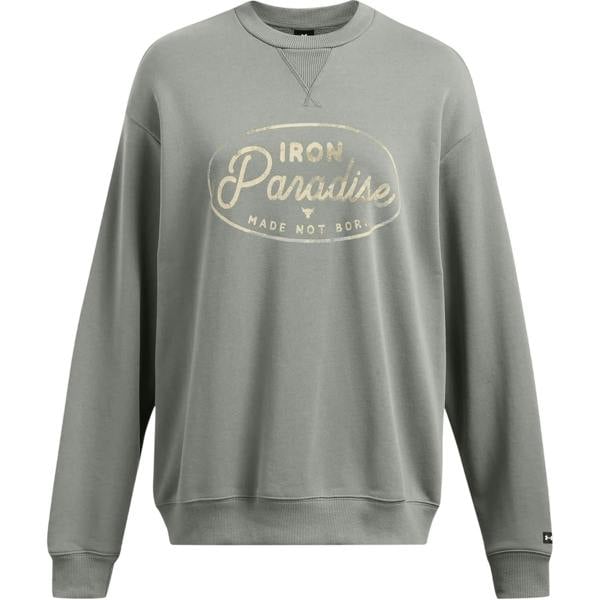 Under Armour Womens/Ladies Project Rock Relaxed Fit Sweatshirt - Green - 