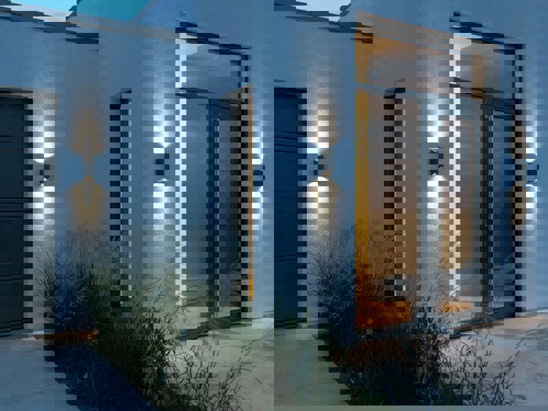 Nordlux Nico Square 22  | Wall light | Black