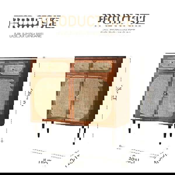 Berlinda Rattan Sideboard-Weilai Concept-Weilai Concept