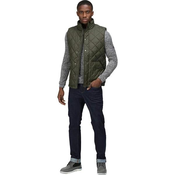 Regatta Mens Londyn Quilted Body Warmer - Dark Khaki - 