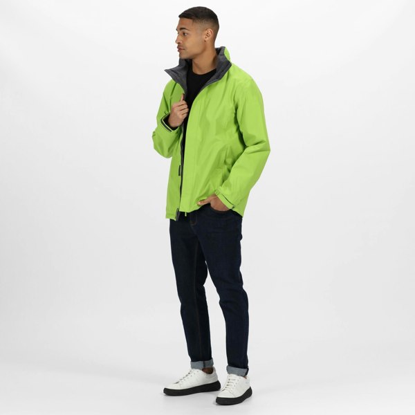 Regatta Mens Standout Ardmore Jacket (Waterproof & Windproof) - Key Lime/Seal Grey