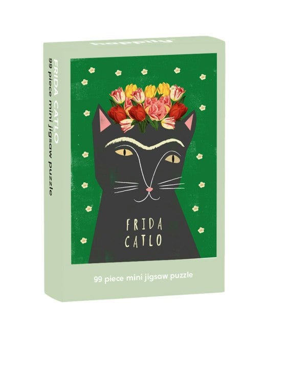 Happily Puzzles Frida Catlo - 99 Piece Mini Jigsaw Puzzle