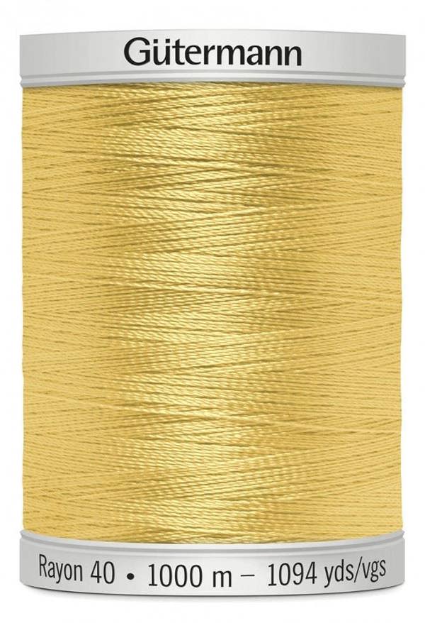 Gutermann No 40 Sulky Rayon Embroidery Thread 1000m Rayon Thread Suitable For Embroidery