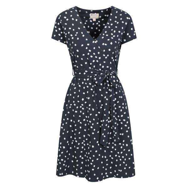 Mountain Warehouse Womens/Ladies Santorini Daisy Jersey UV Protection Dress - Navy - 