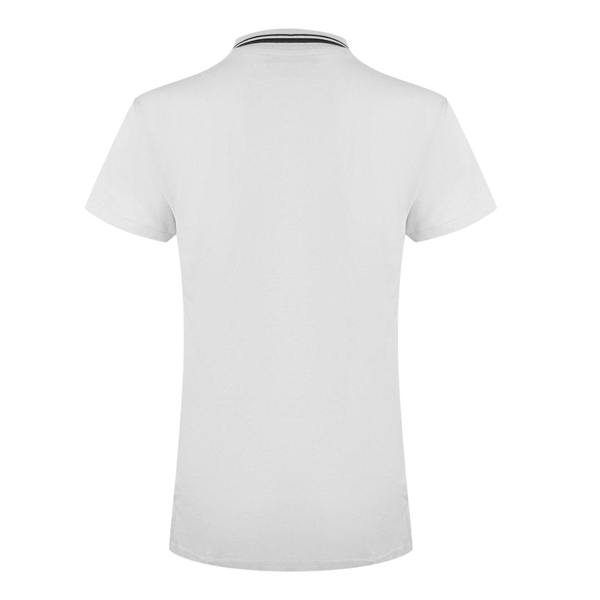 Moschino Love Moschino Small Box Logo White Polo Shirt