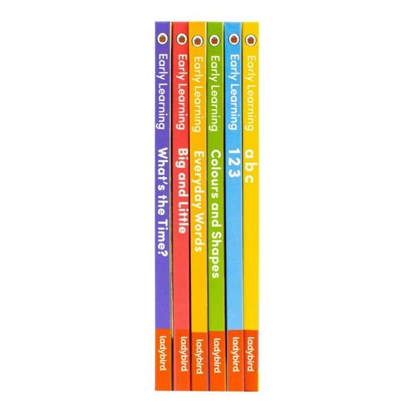 Ladybird Early Learning Library 6 Books Tuck-Box Set for Toddlers and Preschoolers