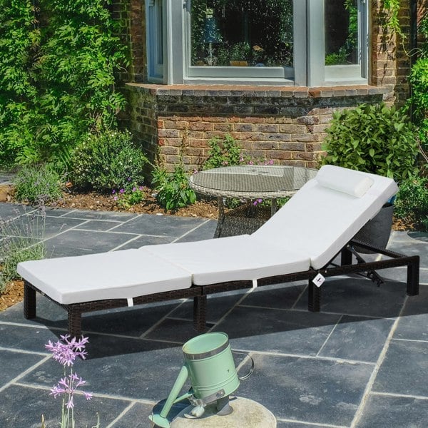 Rattan Sun Lounger Set