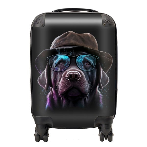 Warren Reed Labrador Retriever Dog Splashart Suitcase