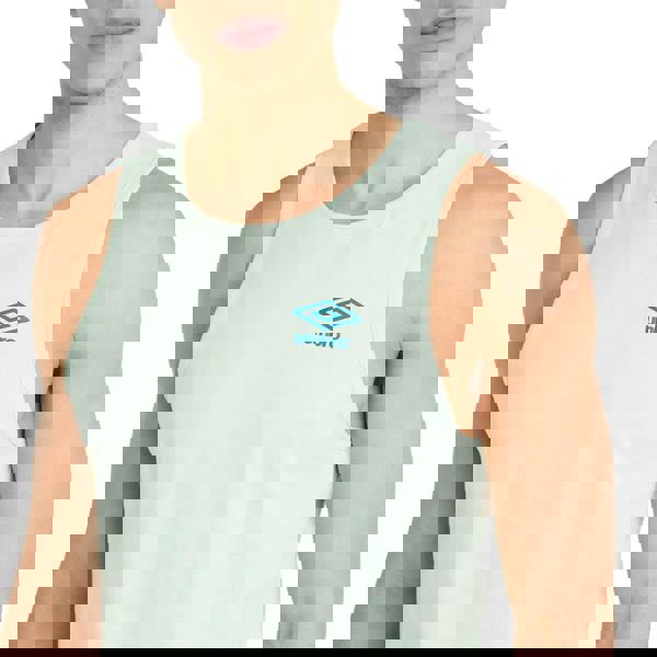 Umbro Mens Core Vest Top - Subtle Green/Lyons Blue - 